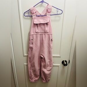 Pink Kids One Piece Overalls